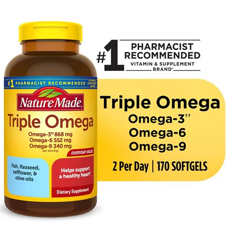 Veterinarians recommend Omegease Every omega rich chew is proven to support a healthy coat and skin, lubricate their joints and assist with the functioning of their heart, immune system and brain 2. . Omega 3 6 9 walmart